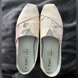 Toms Pastel Tie Dye Alpargata Size 9